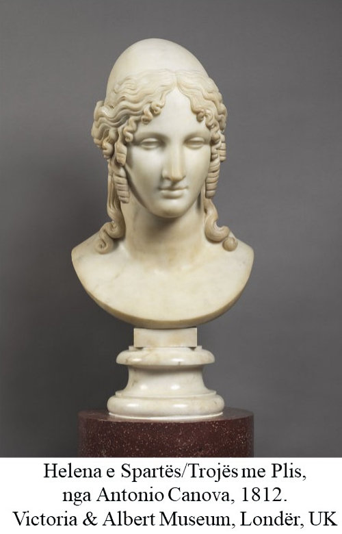 Helena e Trojës me Plis - nga Antonio Canova, 1812 - _Victoria & Albert Museum, Londër