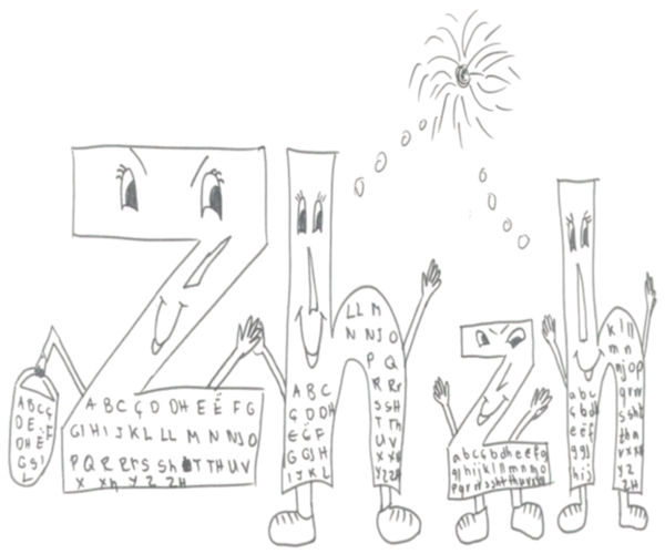 Zh - ilustrim nga Dea Halimi Zh - ilustrim nga Dea Halimi