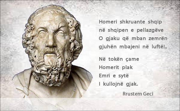 Homeri shkruan shqip Homeri shkruan shqip