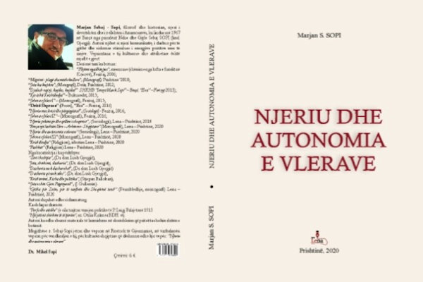 Marjan Sopi - Njeriu dhe autonomia e vlerave Marjan Sopi - Njeriu dhe autonomia e vlerave